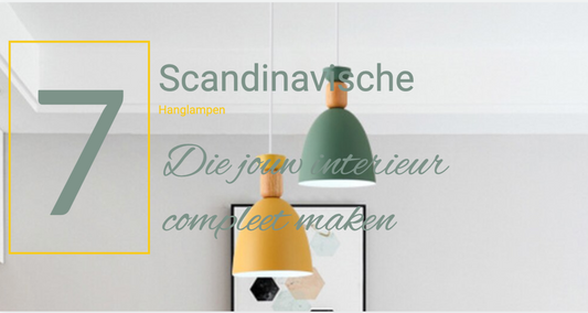 Scandinavische hanglamp boven een kookeiland