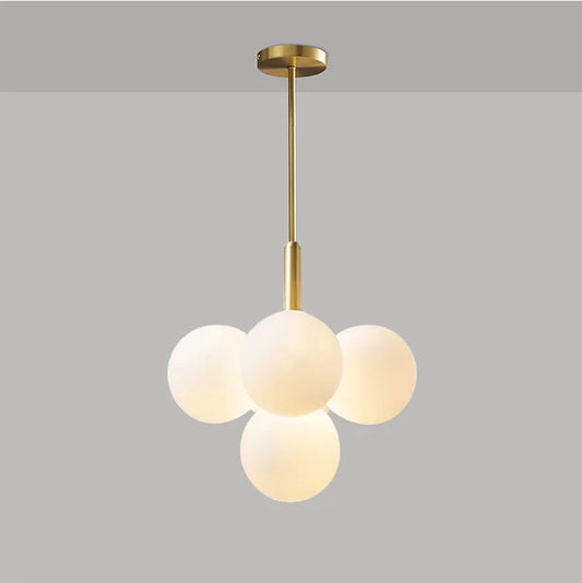 hanglamp bollen, hanglamp glazen bollen, hanglamp glazen bollen goud, hanglamp bollen design