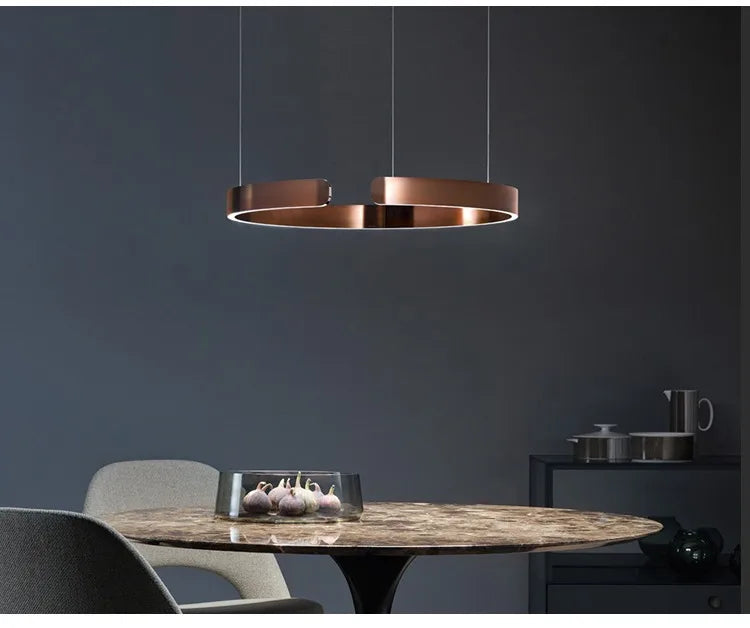 Hanglamp eettafel brons | Lucerna