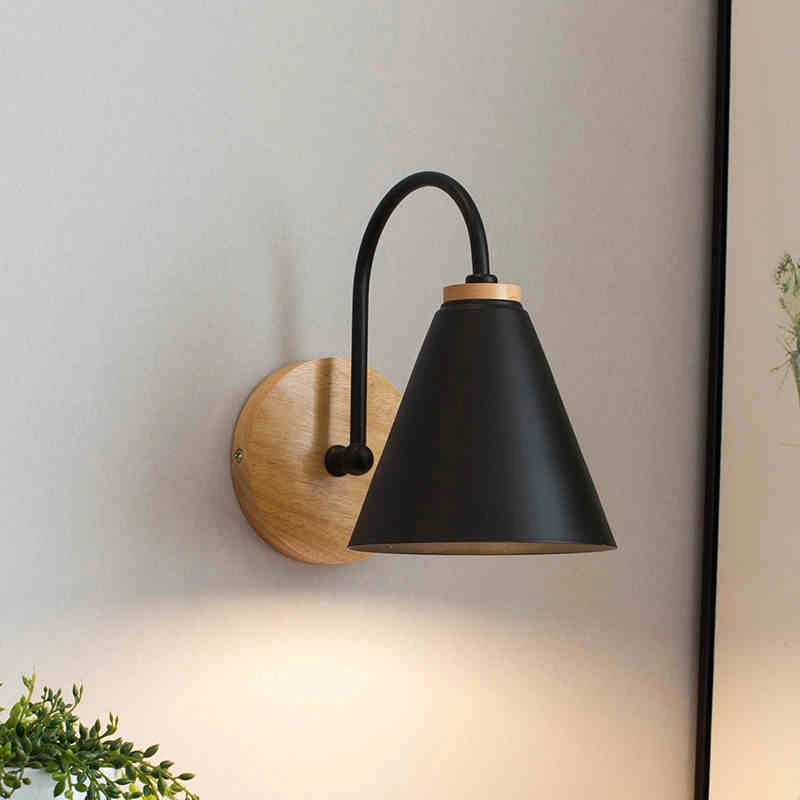 Scandinavische wandlamp, wandlamp woonkamer, wandlamp slaapkamer, moderne wandlamp, wandlamp industrieel hout, industriele wandlamp, wandlamp zonder snoer, wandlamp badkamer, wandlamp industrieel, wandlamp zwart