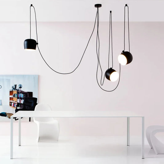 hanglamp zwart, hanglamp wit, hanglamp design, hanglamp modern, hanglamp eettafel

