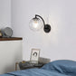 Wandlamp in zwart of goud met glas | Convexum