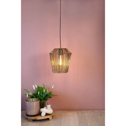 hanglamp brons, hanglamp zwart, hanglamp rotan, hanglamp keuken, hanglamp eetkamer, rotan lamp, hanglamp eettafel, hanglamp eettafel brons