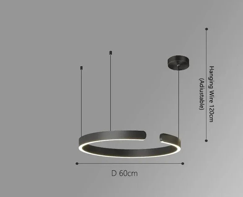 Hanglamp eettafel zwart | Lucerna