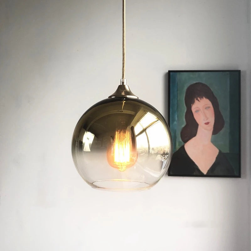 Hanglamp glas goud zilver of rosé goud | Luxara