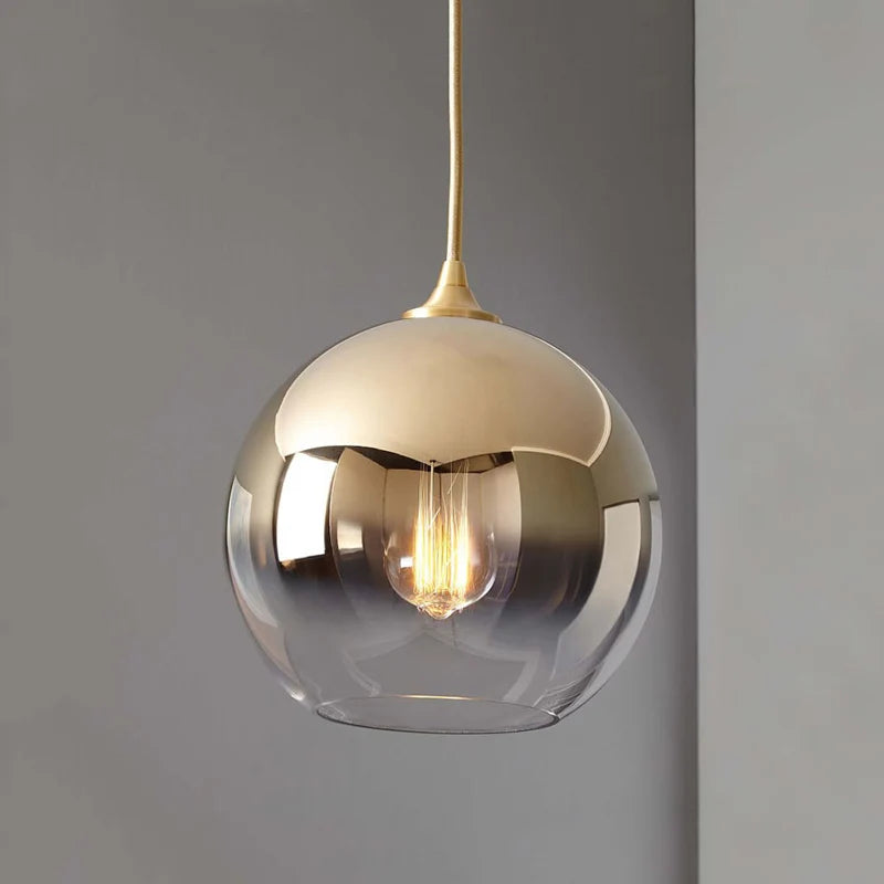 Hanglamp glas goud zilver of rosé goud | Luxara