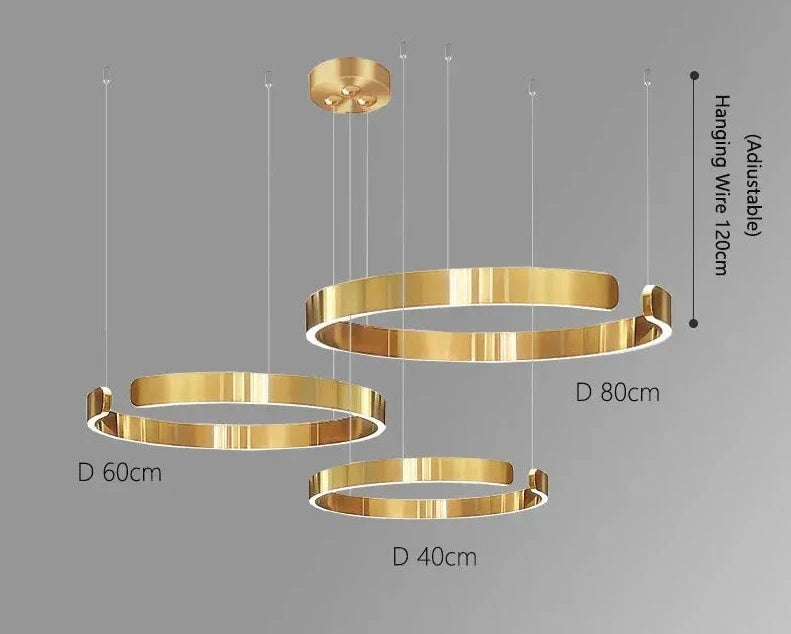 Hanglamp eettafel goud | Lucerna