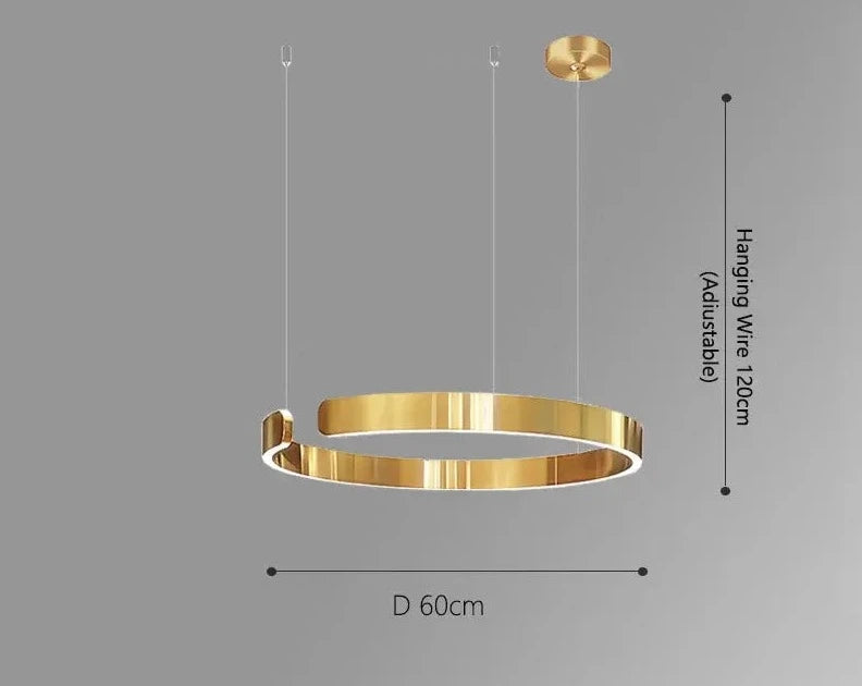 Hanglamp eettafel goud | Lucerna