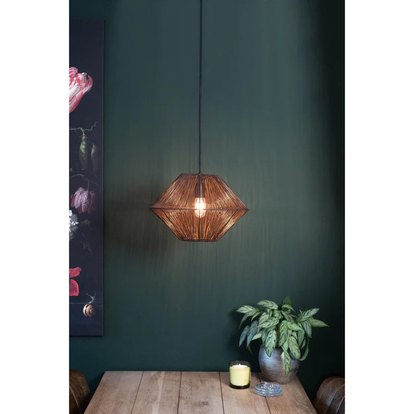 hanglamp brons, hanglamp zwart, hanglamp rotan, hanglamp keuken, hanglamp eetkamer, rotan lamp, hanglamp eettafel, hanglamp eettafel brons