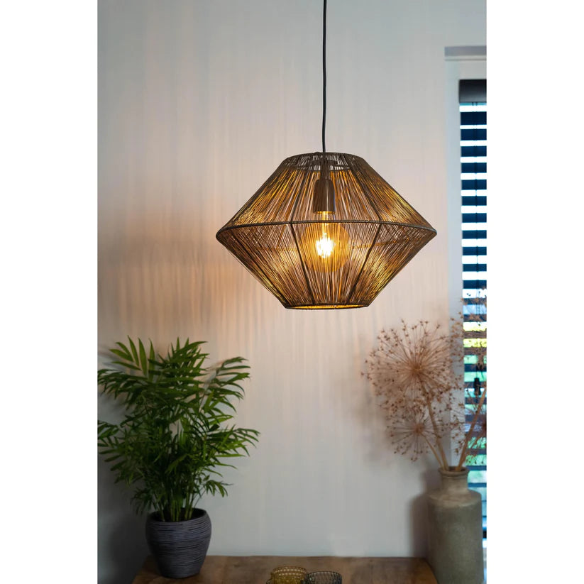 hanglamp brons, hanglamp zwart, hanglamp rotan, hanglamp keuken, hanglamp eetkamer, rotan lamp, hanglamp eettafel, hanglamp eettafel brons