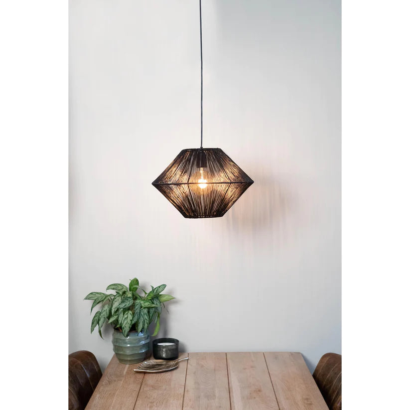 hanglamp zwart, hanglamp rotan, hanglamp keuken, hanglamp eetkamer, rotan lamp, hanglamp eettafel, hanglamp eettafel zwart, hanglamp industrieel