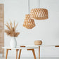 Hanglamp van hout in het wit | Lignum