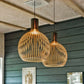 houten hanglamp, moderne hanglamp, hanglamp eettafel, hanglamp boven kookeiland, hanglamp boven eettafel