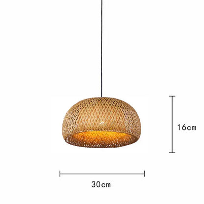 rieten hanglamp