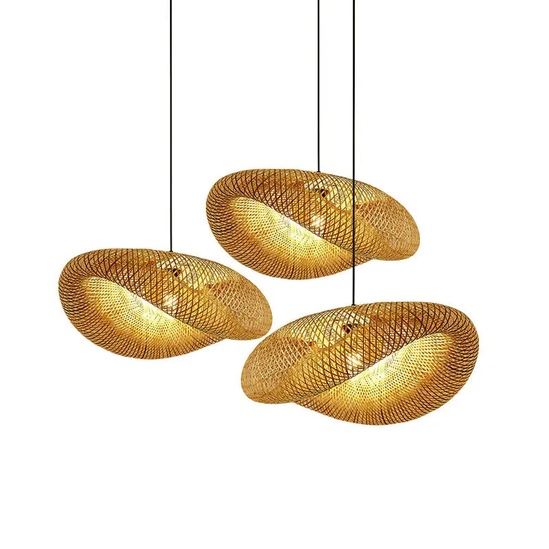 rieten hanglamp