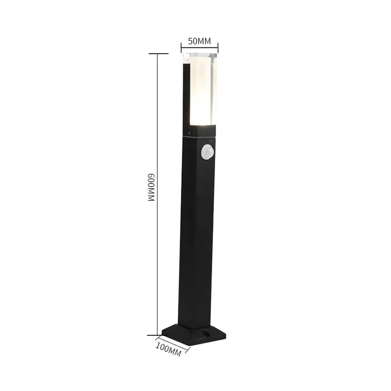 Staande buitenlamp, tuinverlichting led, tuinverlichting paal, buitenlamp met sensor, staande buitenlamp met sensor