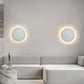 wandlamp rond, ronde wandlamp, wandlamp zwart, wandlamp wit