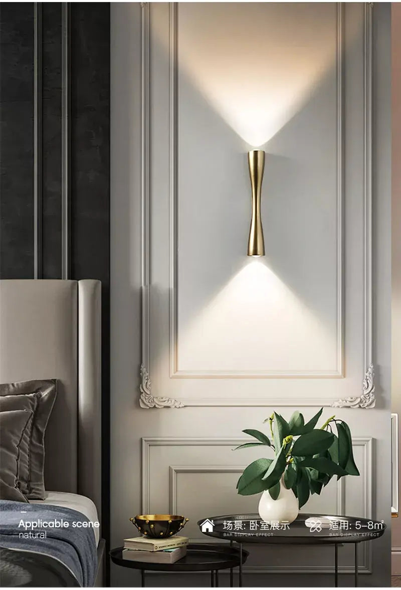 wandlamp up down wandlamp woonkamer, wandlamp slaapkamer, moderne wandlamp, wandlamp goud, wandlamp, wandlamp zonder snoer, wandlamp zwart, wandlamp buiten, wandlamp binnen, wandlamp wit