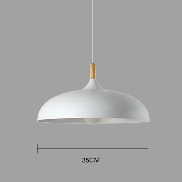 Witte Scandinavische hanglamp