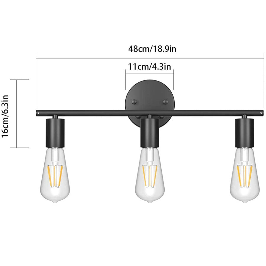 moderne wandlamp zwart, wandlamp zonder snoer, wandlamp zwart, wandlamp badkamer