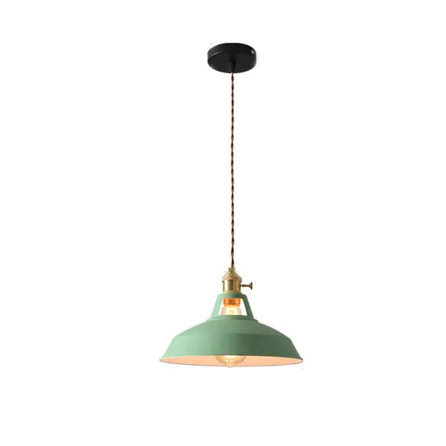 Retro hanglamp groen