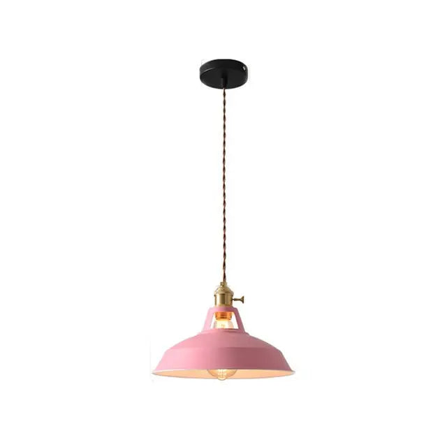 Retro hanglamp roze