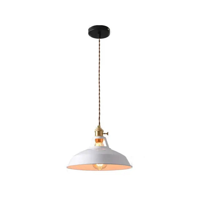 Retro hanglamp wit