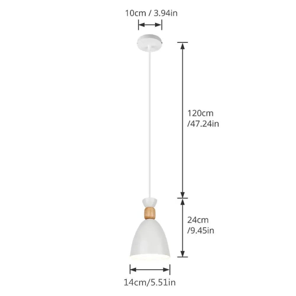 Witte Scandinavische hanglamp